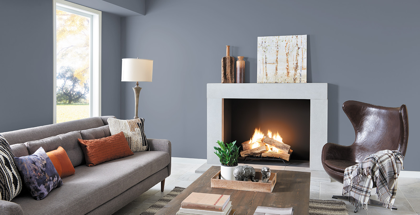 Blue Living Room Ideas and Inspirational Paint Colors | Behr