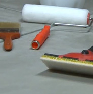Image of roller and pad applicator