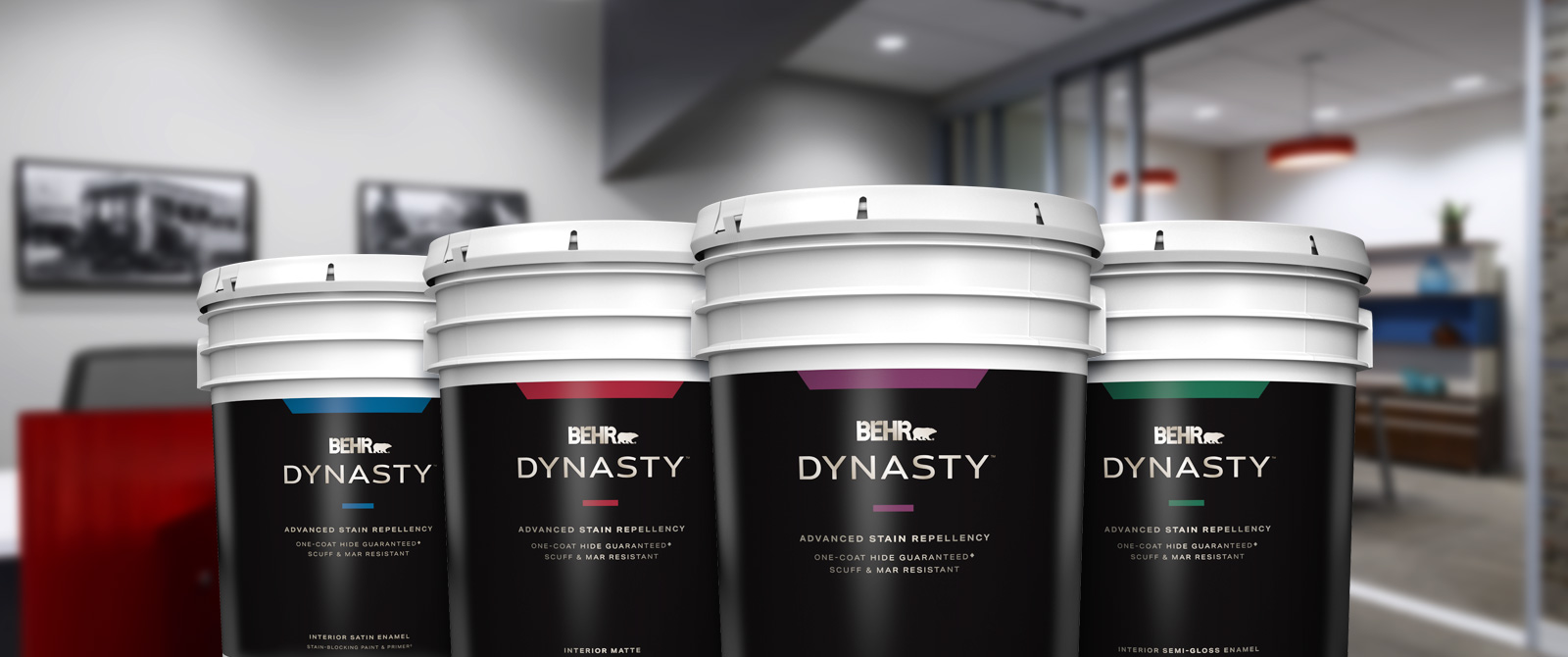 BEHR Dynasty Product Line in 5 gallons