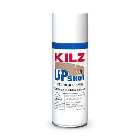 KILZ Upshot aerosol primer can image.