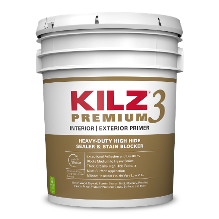 KILZ 3 Premium primer 5 Gallon can image.