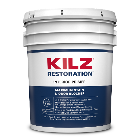 KILZ Restoration primer 5 Gallon can image.