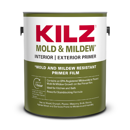 1 gallon can of KILZ Mold and Mildew Interior/ Exterior Primer
