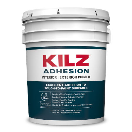 KILZ Adhesion primer 5 Gallon can image.