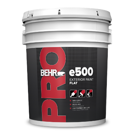 BEHR PRO e510 flat 5 gallon product can image.