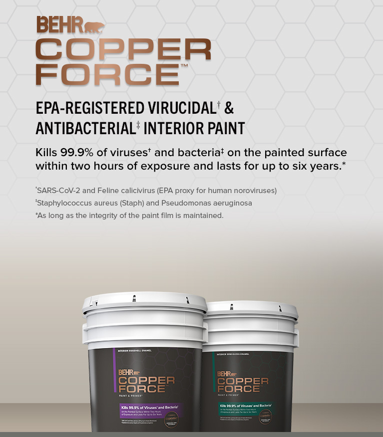 Interior Paint Product - BEHR COPPER FORCE