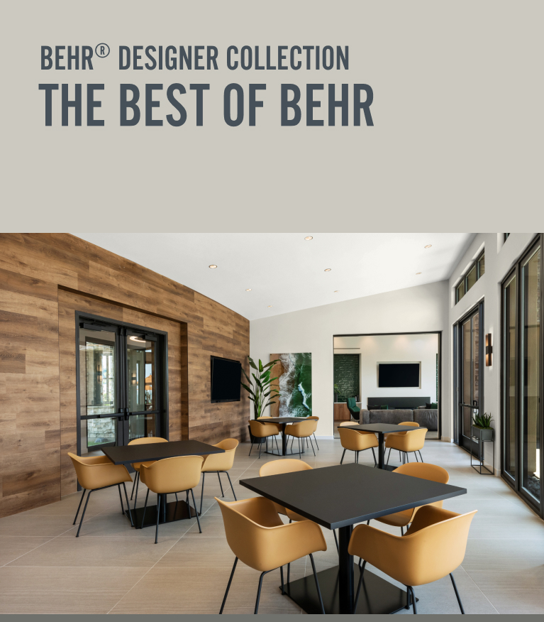 Introducing The BEHR DESIGNER COLLECTION
