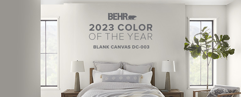 BEHR 2023 Color of the Year - Blank Canvas