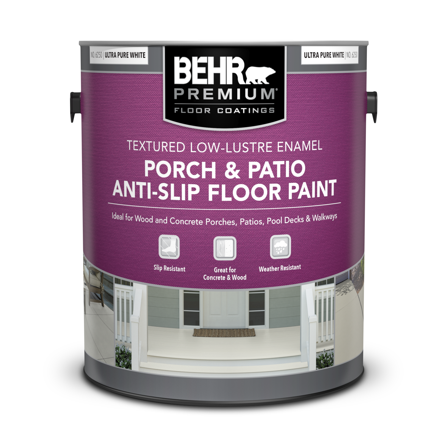 Premium Textured Low Lustre Enamel Anti Slip Porch Patio Floor