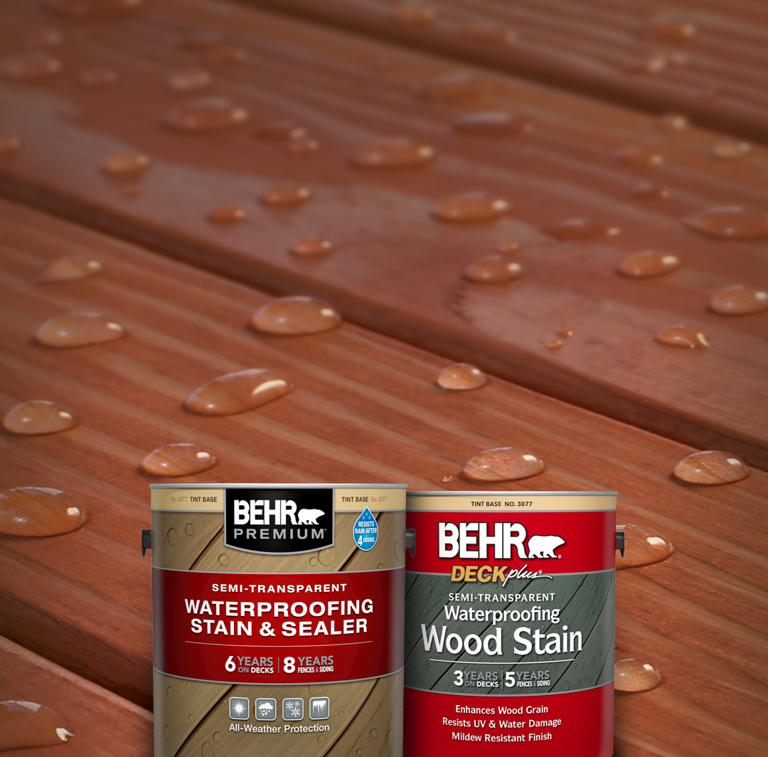 Behr Exterior Stain Color Chart