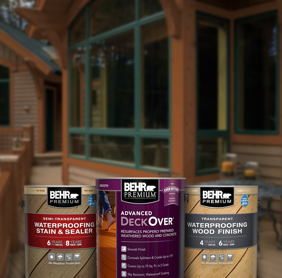 Exterior Wood Stains Finishes Strippers And Cleaners Behr