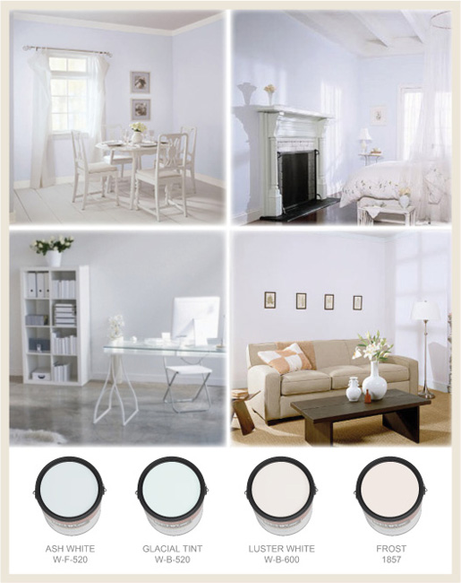 White design collage