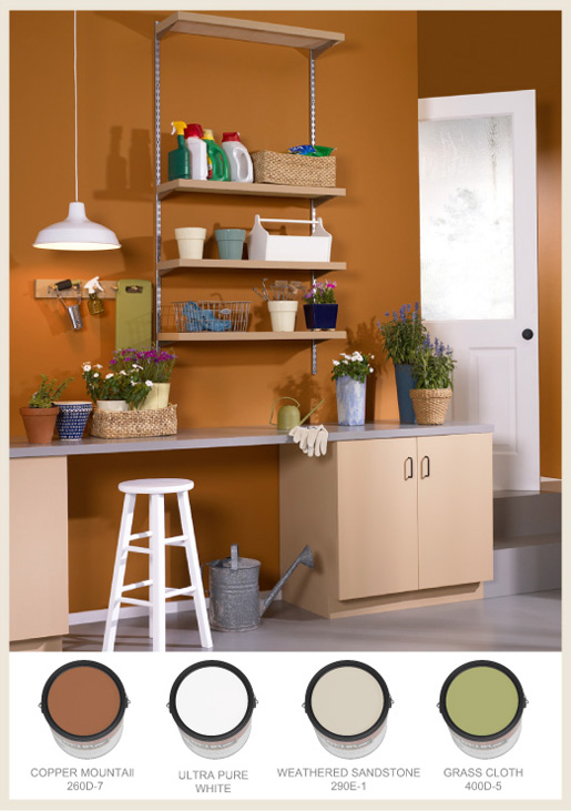 Classic Garage Cans Border