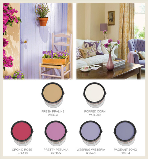 Spring Hues Collage Cans Border