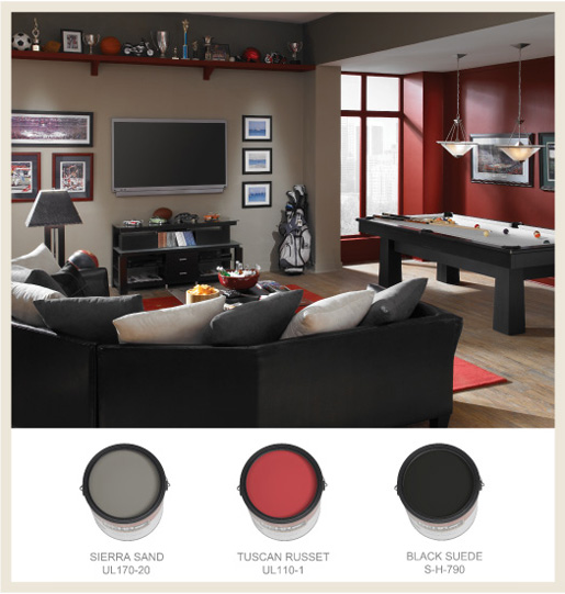 Colorfully, BEHR :: The Man Cave