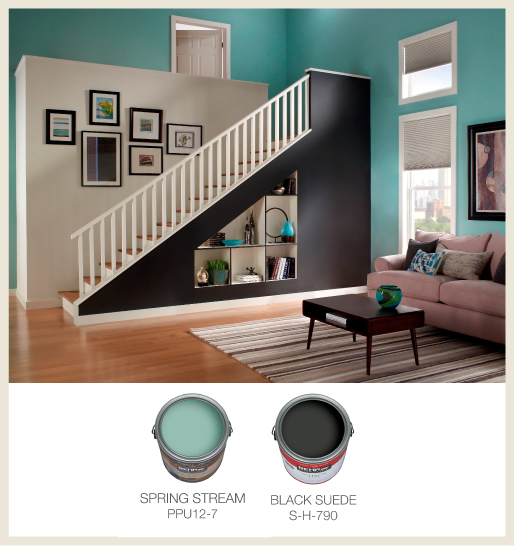 MatteAccentWall Colorfully BEHR