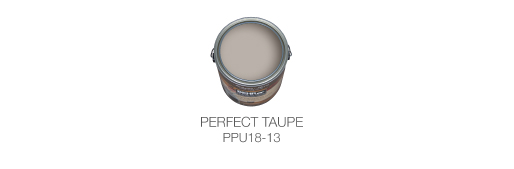 Perfect Taupe paint can