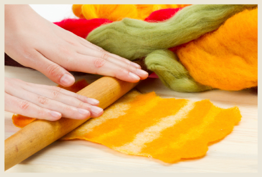 Felted wool colors