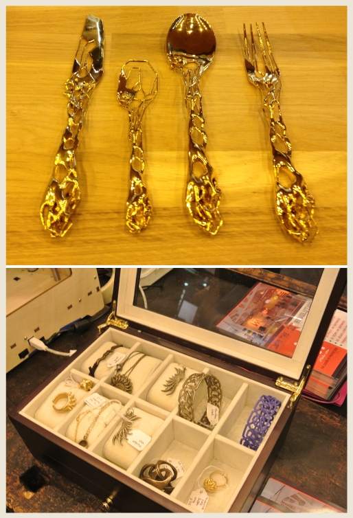 Jewelry 3D printing with metal