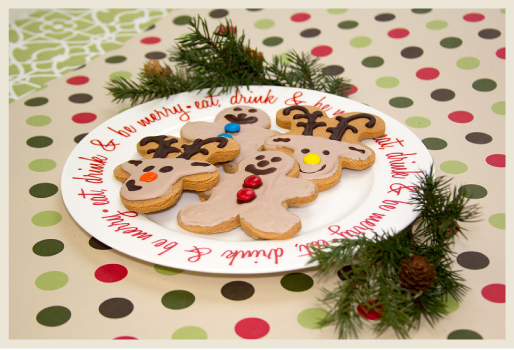 Gingermen and Raindeer Cookies