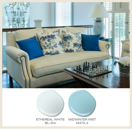 Studded sofa with spills Colorfully BEHR