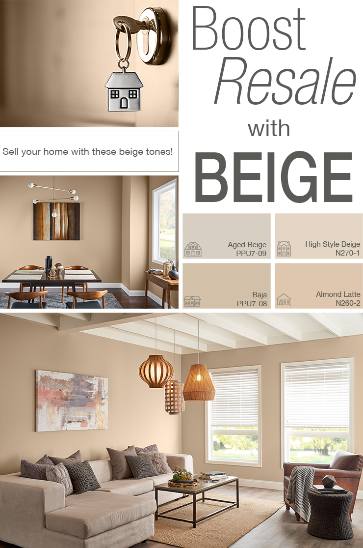 FAQ Boost Resale with Beige Color Palette Colorfully BEHR