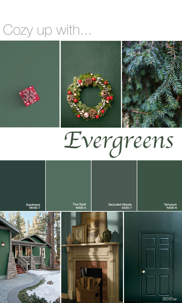 FAQ: Evergreens Color Palette | Colorfully BEHR
