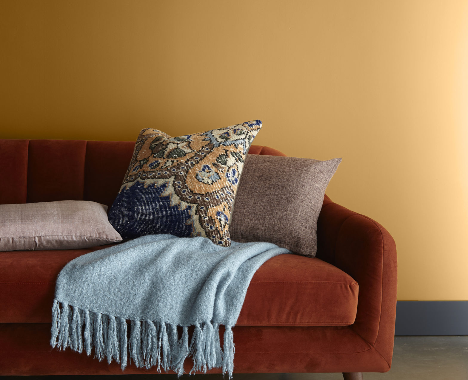 Color of the Month Saffron Strands Colorfully BEHR