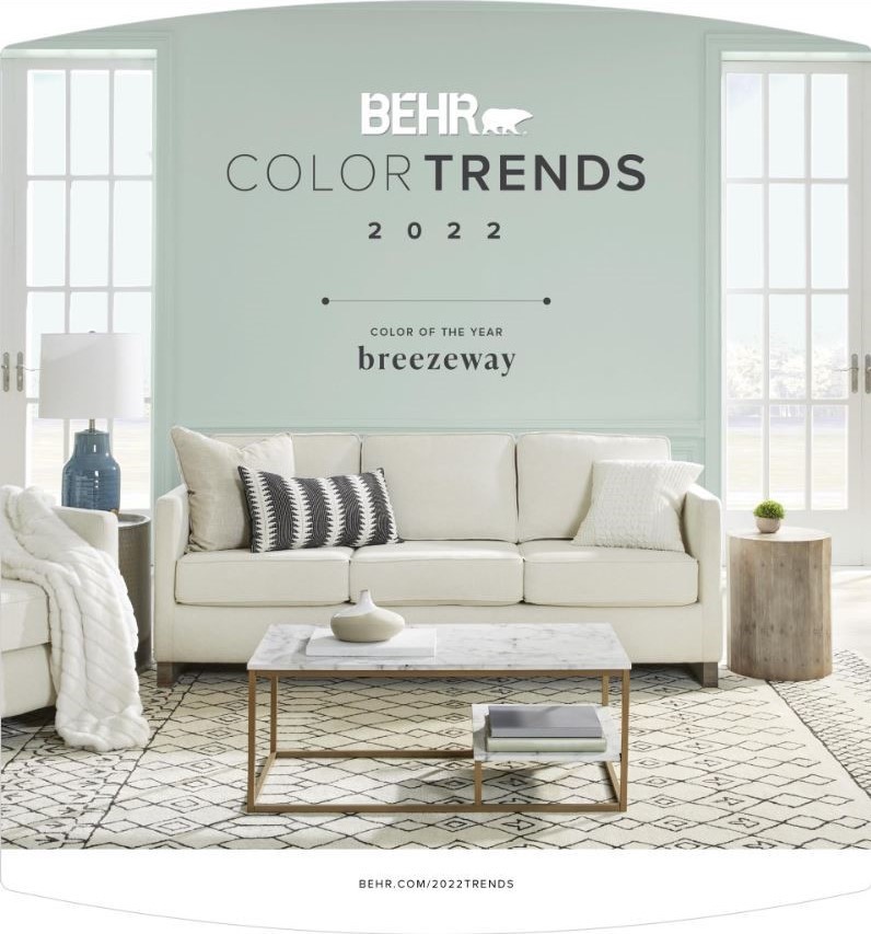 BEHR 2022 Color of the Year and Trends Palette Announced Colorfully, BEHR