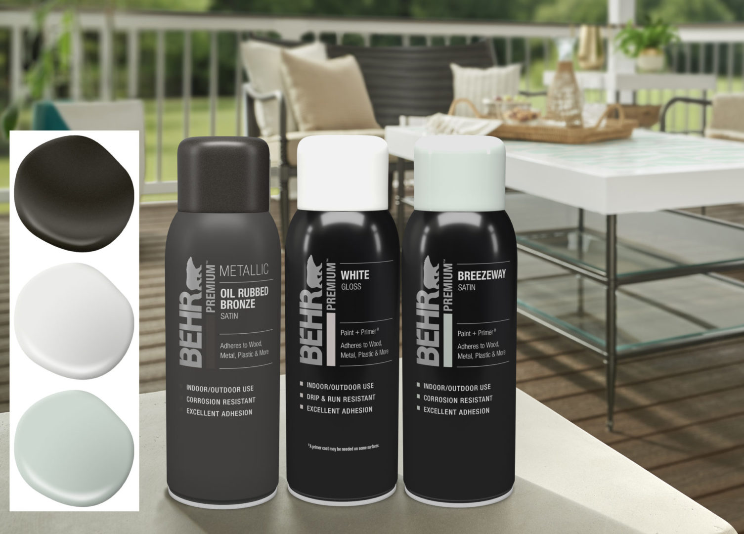 How to Spray Paint Outdoor Furniture Colorfully BEHR