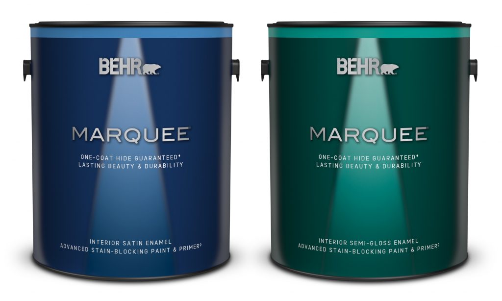 Product cans; Behr Marquee