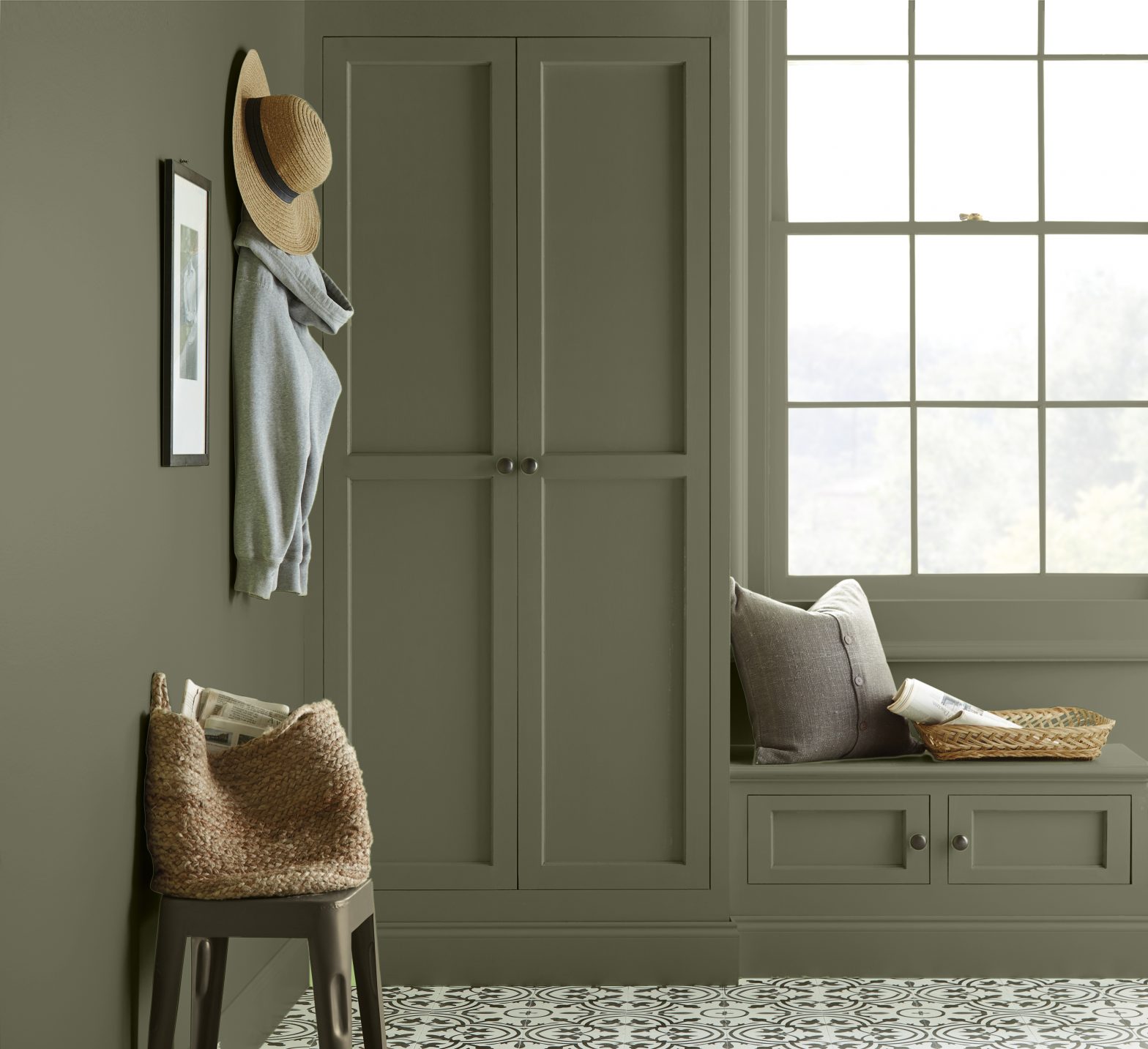 Mountain Olive Paint Color December Color of the Month Colorfully Behr