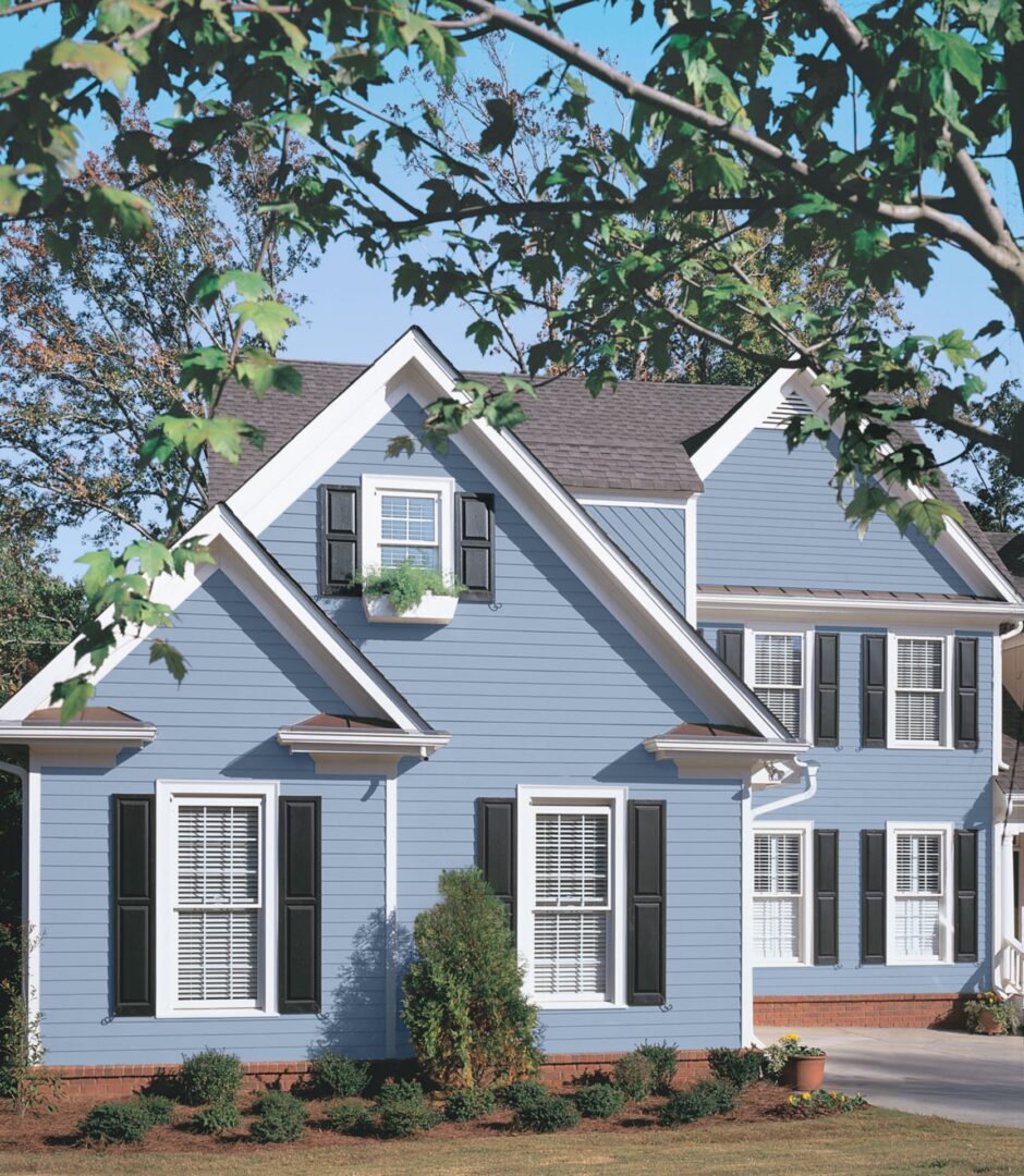 Behr Aerial View – Sky Blue Paint Color | Colorfully BEHR