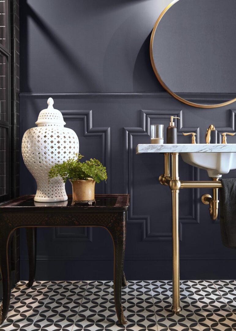 Gray Paint Color Palette – Silver Screen | Colorfully BEHR