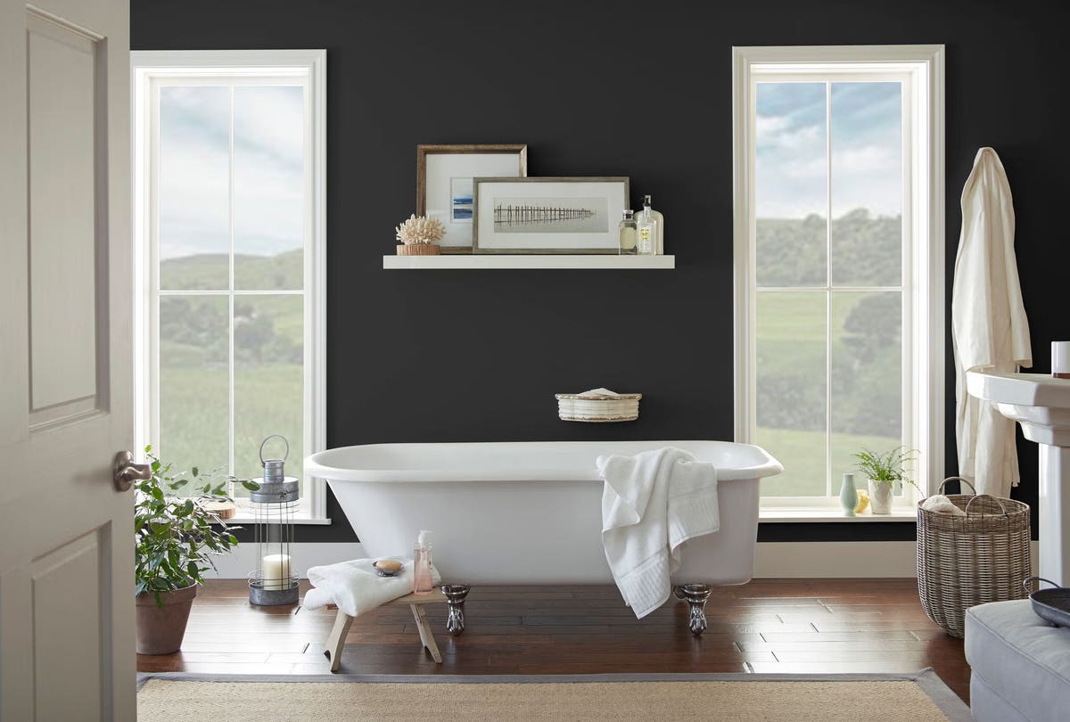behr paint little black dress Explore Colors DM:19 Reagan Denim Maxi Dress Ecom Style:MN1E208394 Primer with Scuff Defense