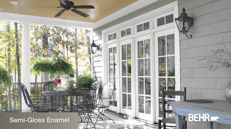 How to choose an exterior paint sheen