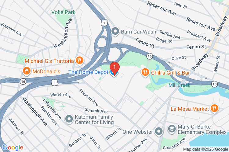 Map showing HOME DEPOT #8979 location