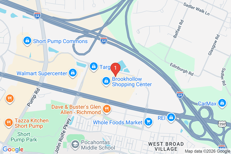 Map showing HOME DEPOT #4611 location