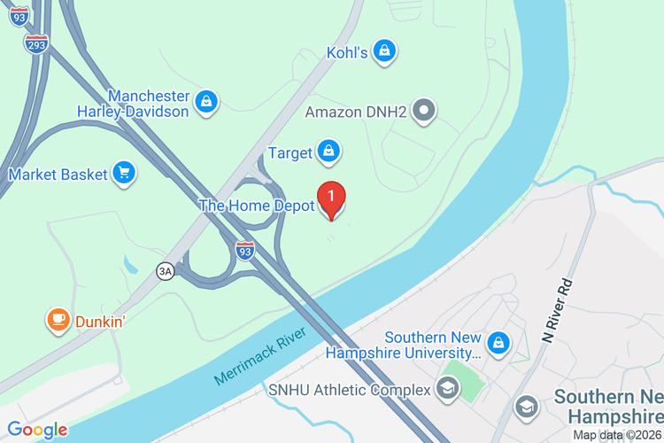Map showing HOME DEPOT #3403 location