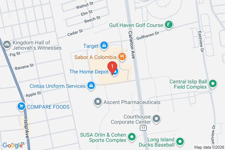Map showing HOME DEPOT #6955 location