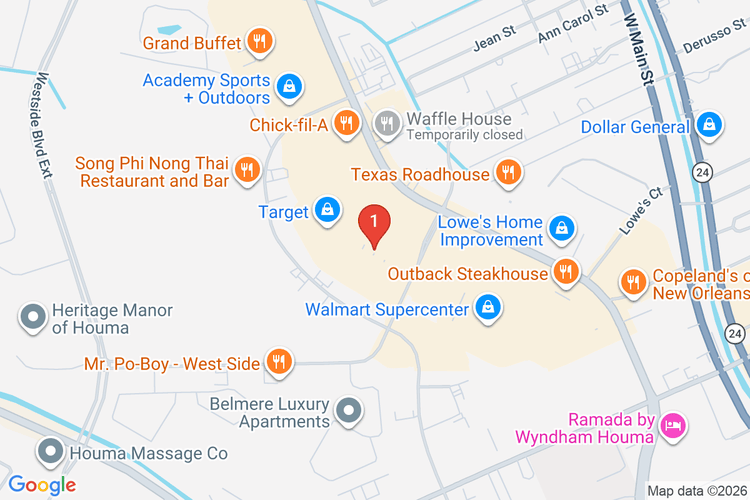 Map showing HOME DEPOT #0371 location