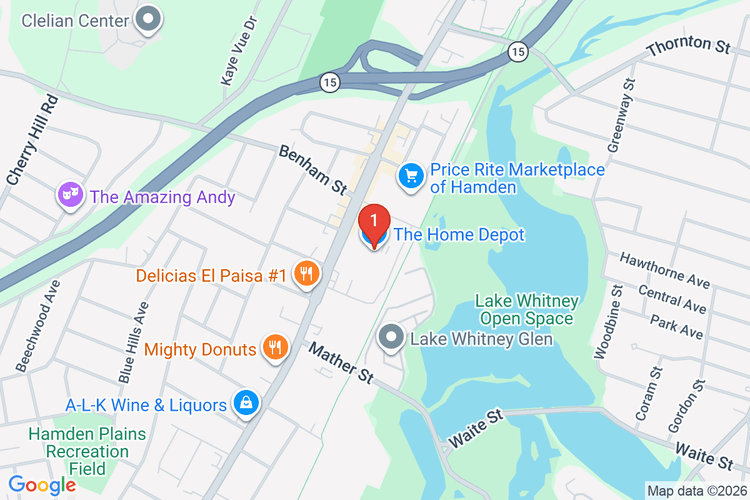 Map showing HOME DEPOT #8473 location
