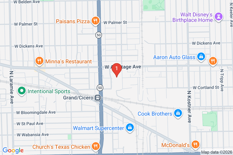 Map showing HOME DEPOT #1974 location