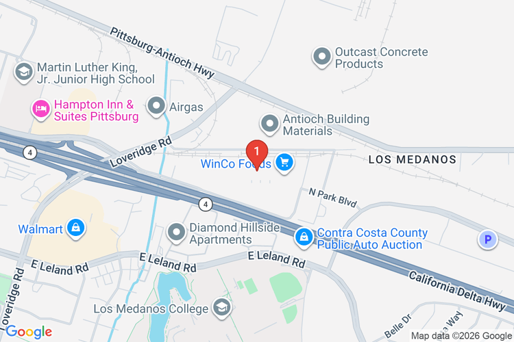 Map showing HOME DEPOT #0644 location