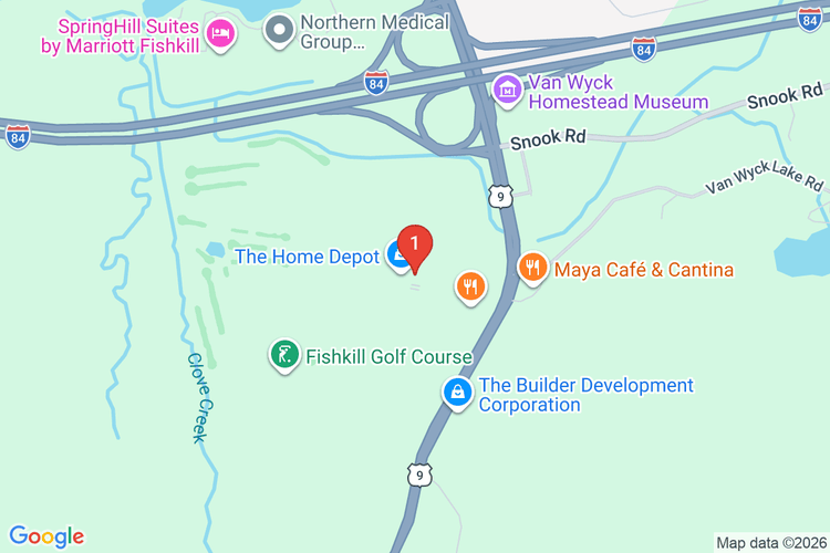 Map showing HOME DEPOT #6178 location