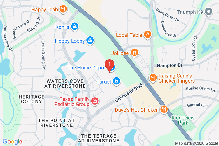 Map showing HOME DEPOT #6546 location