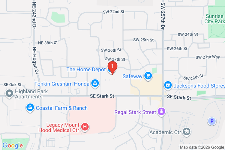 Map showing HOME DEPOT #4014 location