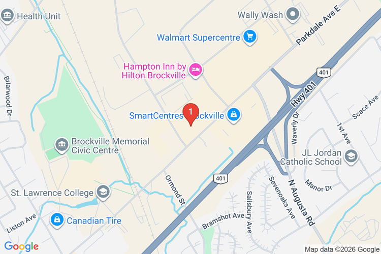 Map showing HOME DEPOT CAN #7085 location