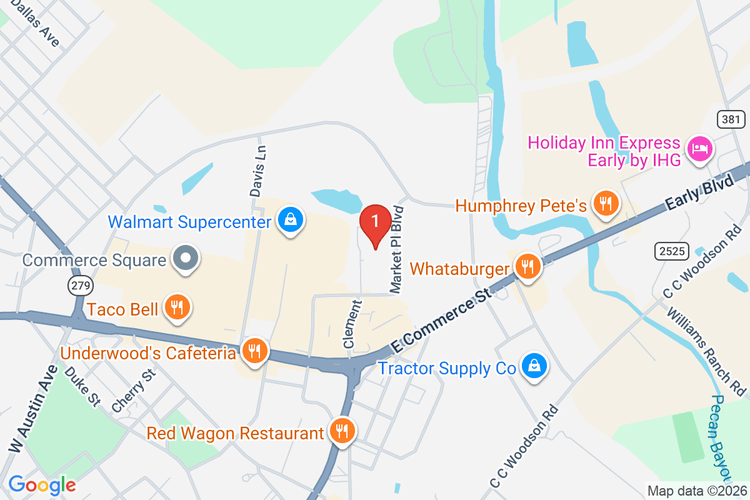Map showing HOME DEPOT #6820 location