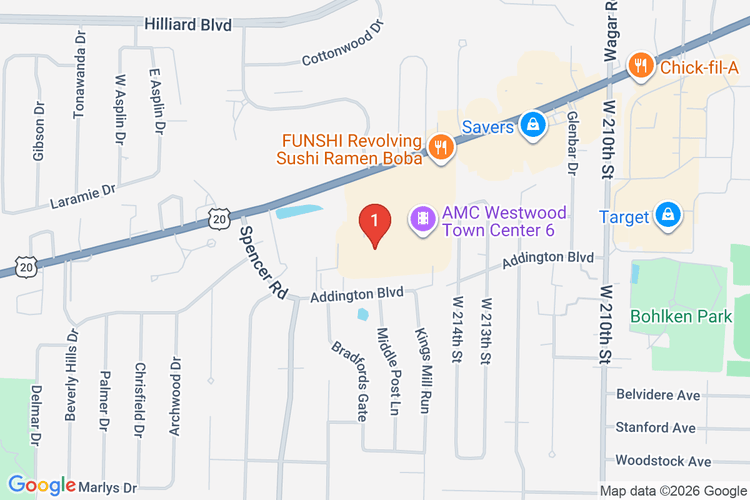 Map showing HOME DEPOT #3847 location